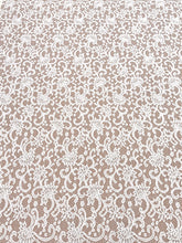 Dantelă Chantilly Ivory - Cupon 3 m