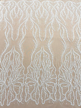 Csipke Couture Ivory Panellel, Gyöngyökkel és Flitterekkel