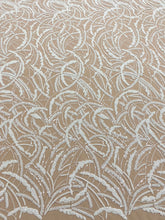 Dantela Couture Ivory cu Model Geometric, cu Margele si Paiete