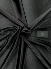 Black Shiny Elastic Taffeta