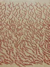 Dantela Couture Arany Rose gyöngyökkel és flitterekkel