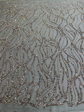 Dantela Gri Antracit Haute Couture cu Siraguri