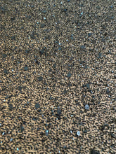 Fekete Haute Couture csipke, tükrökkel