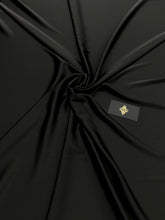 Szatén elasztikus prémium fekete