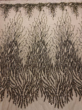 Dantela Couture Antik Arany Gyöngyökkel és Flitterekkel