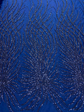 Dantela Couture tengerészkék gyöngyökkel és flitterekkel