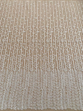 Dantela Couture Ivory cu Model Liniar si Frunze, cu Margele si Paiete