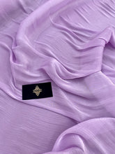 Voal Peliculizat Creponat Lavanda Deschis