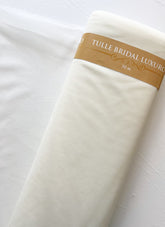 Tüll Menyasszonyi Világos Krém - 3 m Szélesség