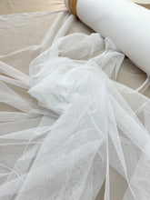 Tüll elasztikus elefántcsont - 1,5 m szélesség