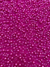 Dantela Couture Fucsia általános mintával, gyöngyökkel és gyöngyöcskékkel