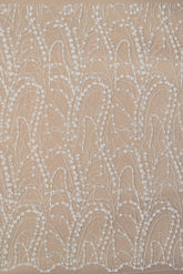 Gyöngyházfényű gyöngyös és flitteres csipke