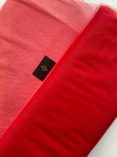 Tüll Klasszikus Élénkpiros - 3 m Szélesség