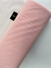 Tüll Klasszikus Világos Rózsaszín - 3 m Szélesség