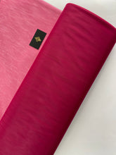 Tüll Klasszikus Sötét Magenta - 3 m Szélesség