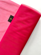 Tüll Klasszikus Világos Fukszia - 3 m Szélesség