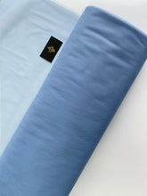 Tüll Klasszikus Poros Babakék - 3 m Szélesség