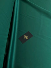 Prémium zöld smaragd elasztikus taft