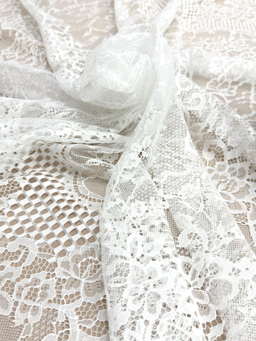 Dantela Chantilly Ivory - Cupon 3 m