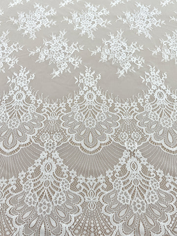 Dantela Chantilly Ivory - Cupon 3 m