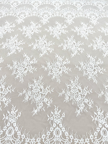 Dantela Chantilly Ivory - Cupon 3 m