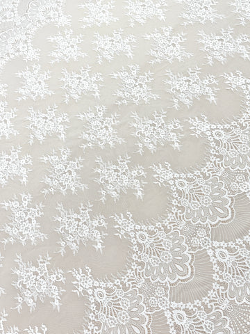 Dantela Chantilly Ivory - Cupon 3 m