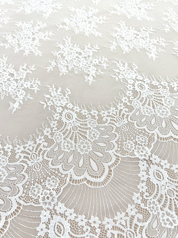 Dantela Chantilly Ivory - Cupon 3 m