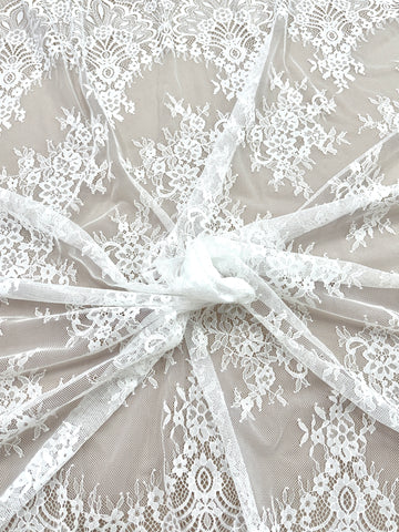 Dantela Chantilly Ivory - Cupon 3 m
