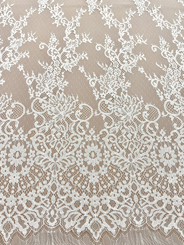 Dantela Chantilly Ivory - Cupon 3 m