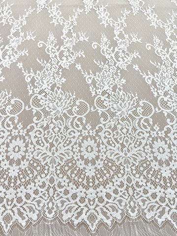 Dantela Chantilly Ivory - Cupon 3 m