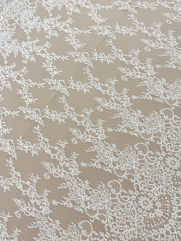 Dantela Chantilly Ivory - Cupon 3 m