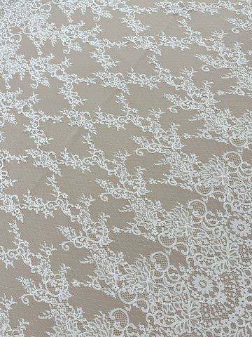 Dantela Chantilly Ivory - Cupon 3 m