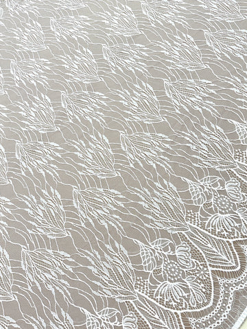 Dantelă Chantilly Ivory - Cupon 3 m