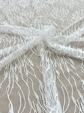 Dantelă Chantilly Ivory - Cupon 3 m