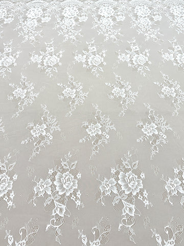 Dantela Chantilly Ivory - Cupon 3 m