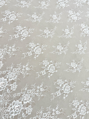 Dantela Chantilly Ivory - Cupon 3 m
