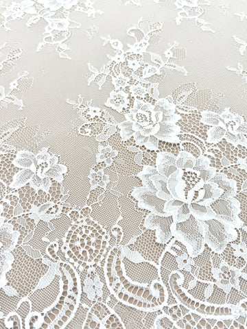 Dantela Chantilly Ivory - Cupon 3 m