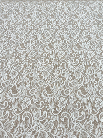 Dantela Chantilly Ivory - Cupon 3 m