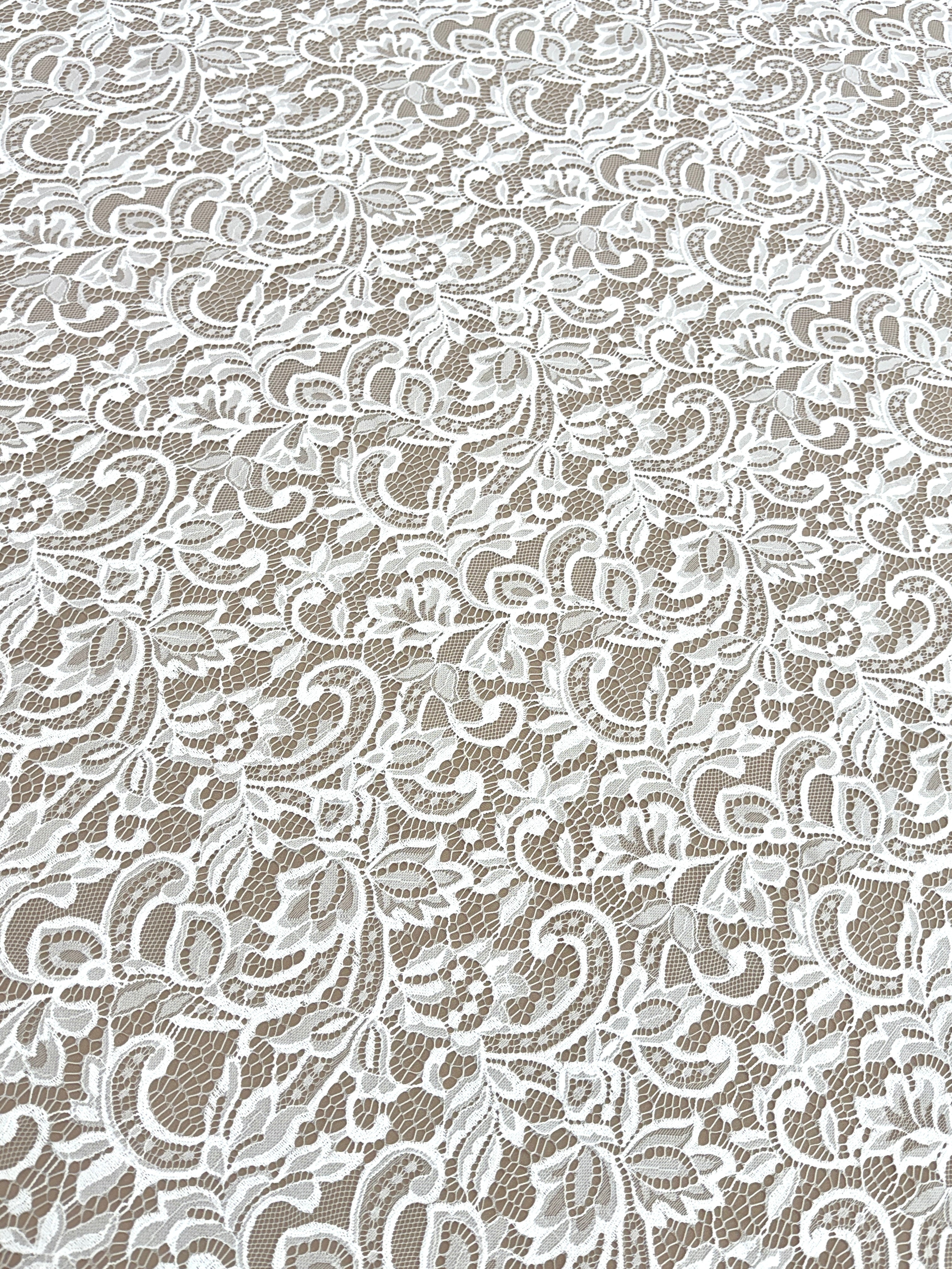 Dantela Chantilly Ivory - Cupon 3 m