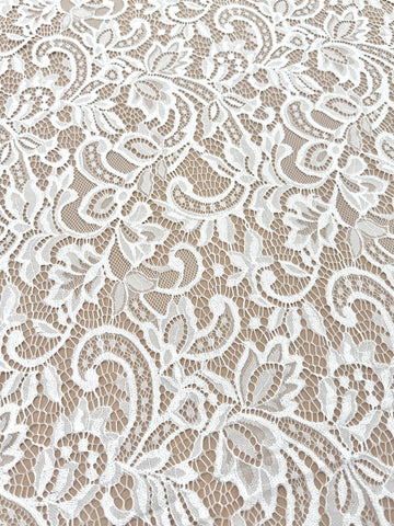 Csipke Chantilly Ivory - 3 m-es darab