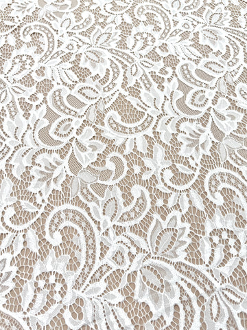 Dantela Chantilly Ivory - Cupon 3 m