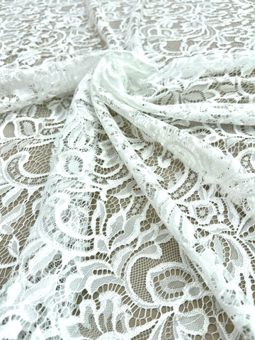 Dantela Chantilly Ivory - Cupon 3 m