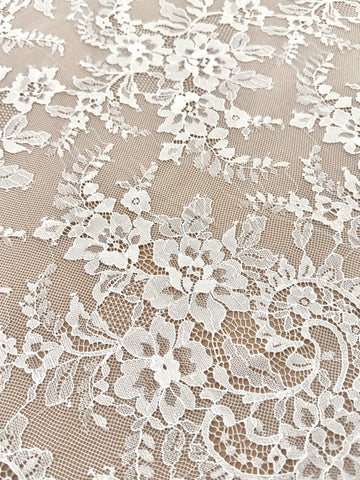 Dantela Chantilly Ivory - Cupon 3 m