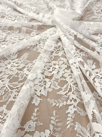 Dantela Chantilly Ivory - Cupon 3 m