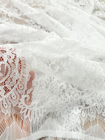Dantela Chantilly Ivory - Cupon 3 m