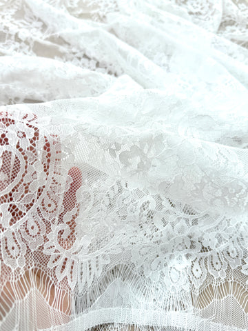 Dantela Chantilly Ivory - Cupon 3 m