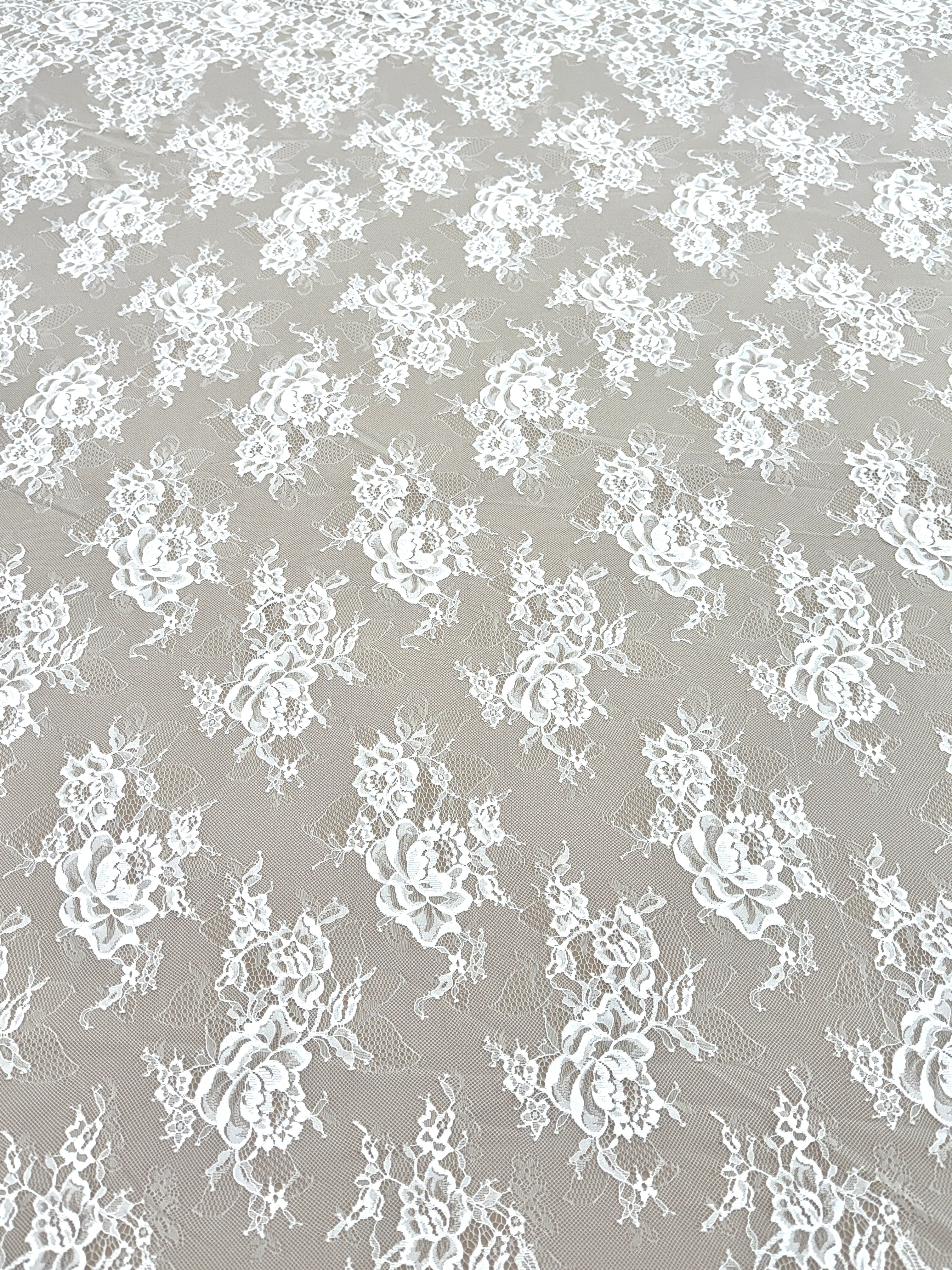 Dantela Chantilly Ivory - Cupon 3 m