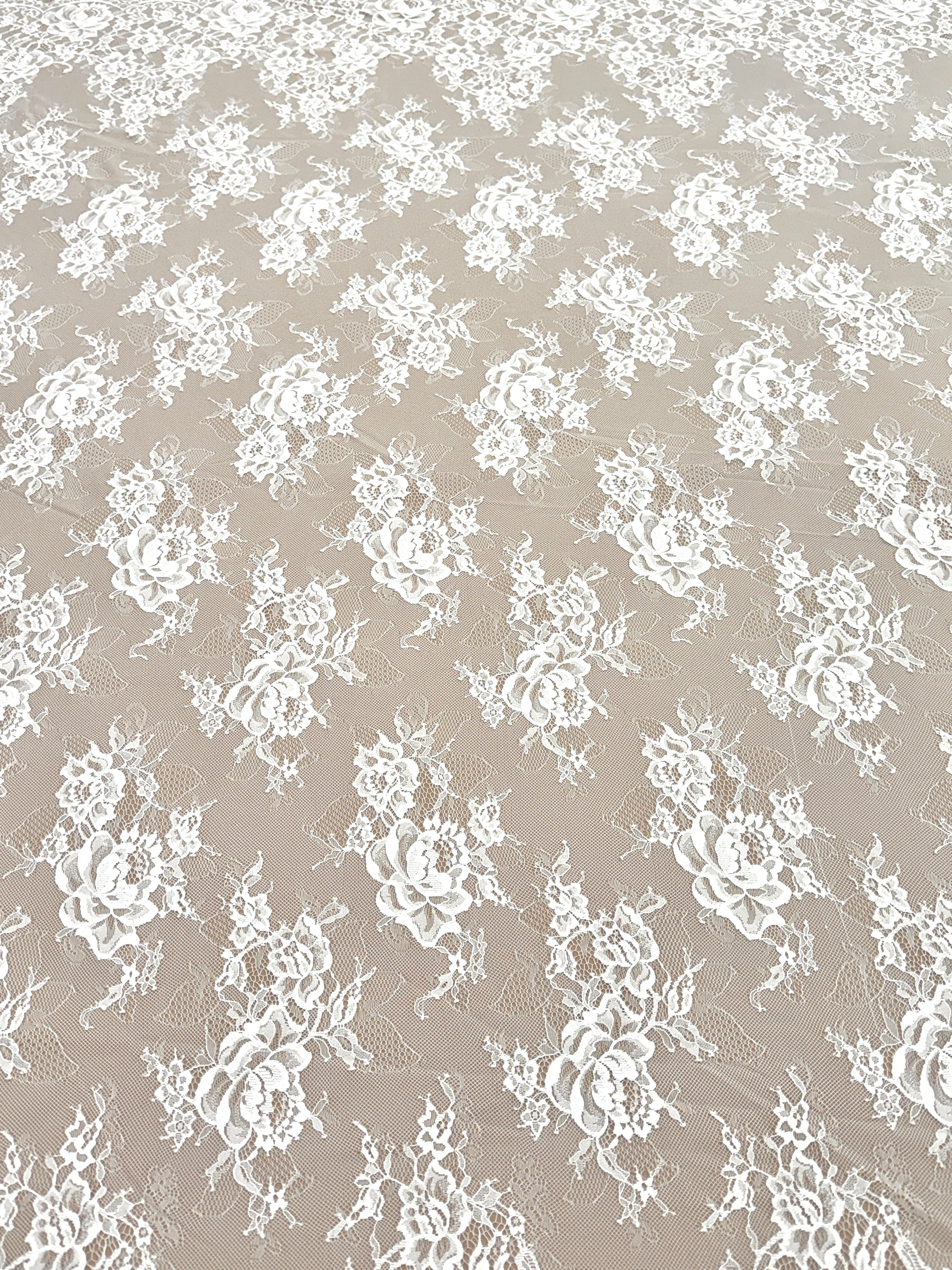 Dantela Chantilly Ivory - Cupon 3 m