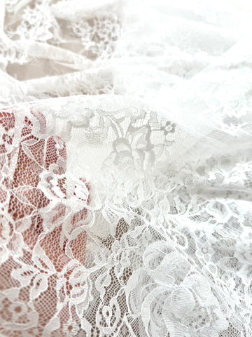 Dantela Chantilly Ivory - Cupon 3 m