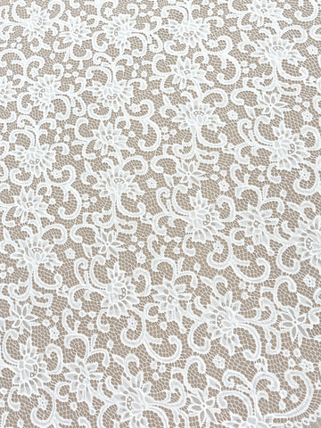 Dantelă Chantilly Ivory - Cupon 3 m